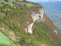 Vue depuis le décollage